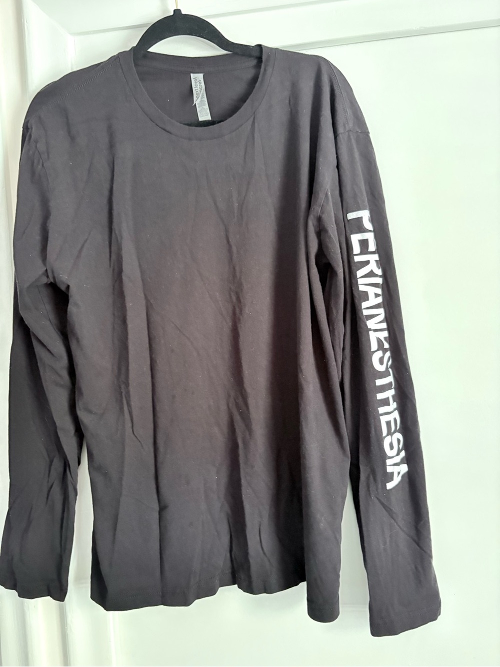 Black Long-Sleeve Graphic Shirt